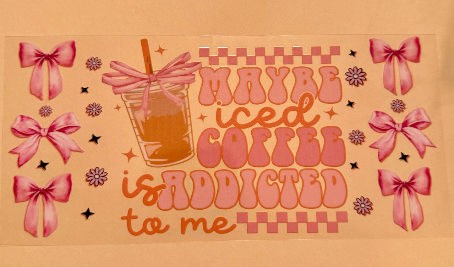 C235- (1PC) 16OZ UV DTF Transfer Wrap/Sticker for Cup/Tumbler