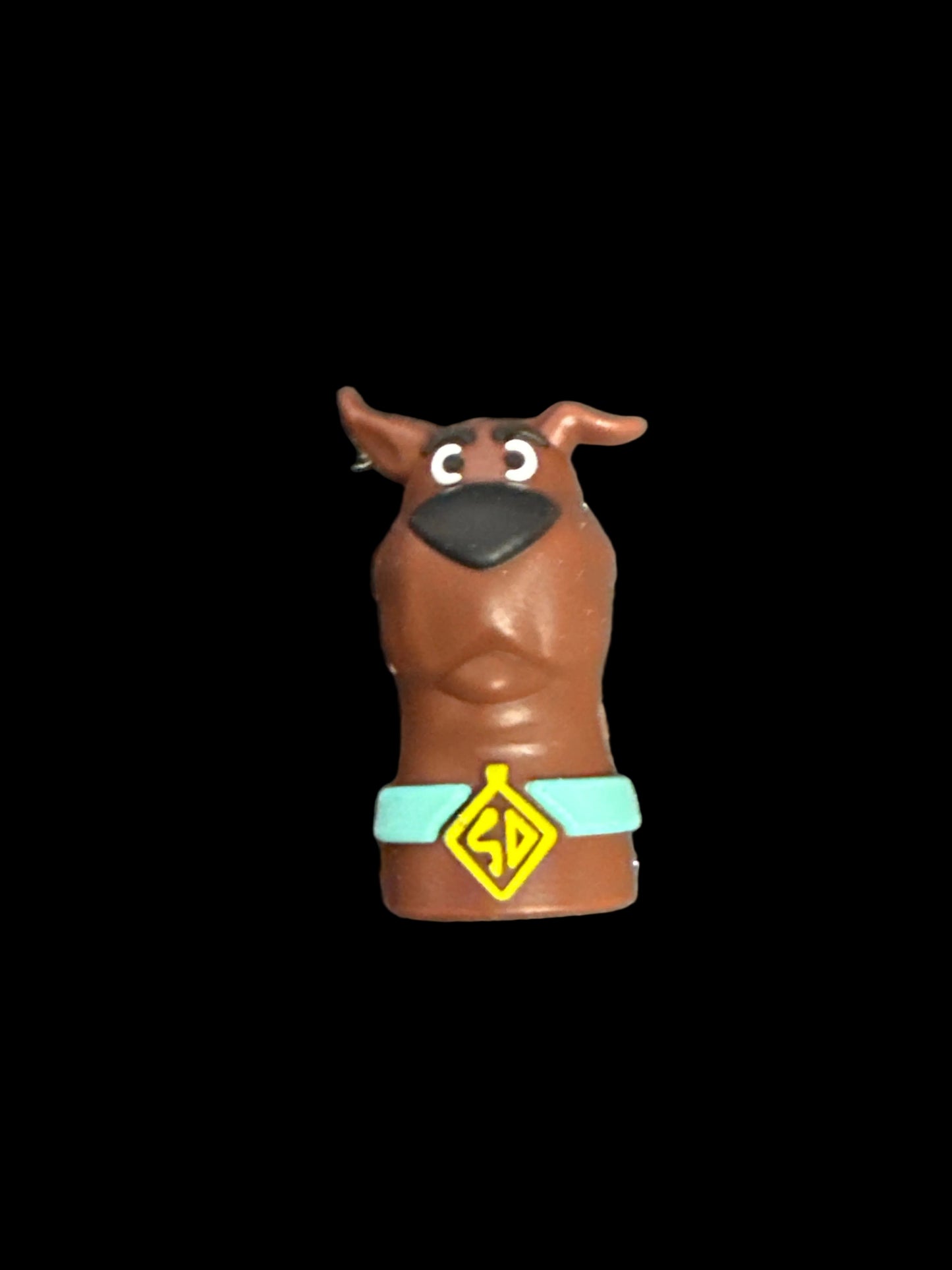 F/A48- (1)PC 1" 3D Scooby Dog Focal Bead for DIY Keychains, Wristlets, Cup Charms, Car Charms ETC