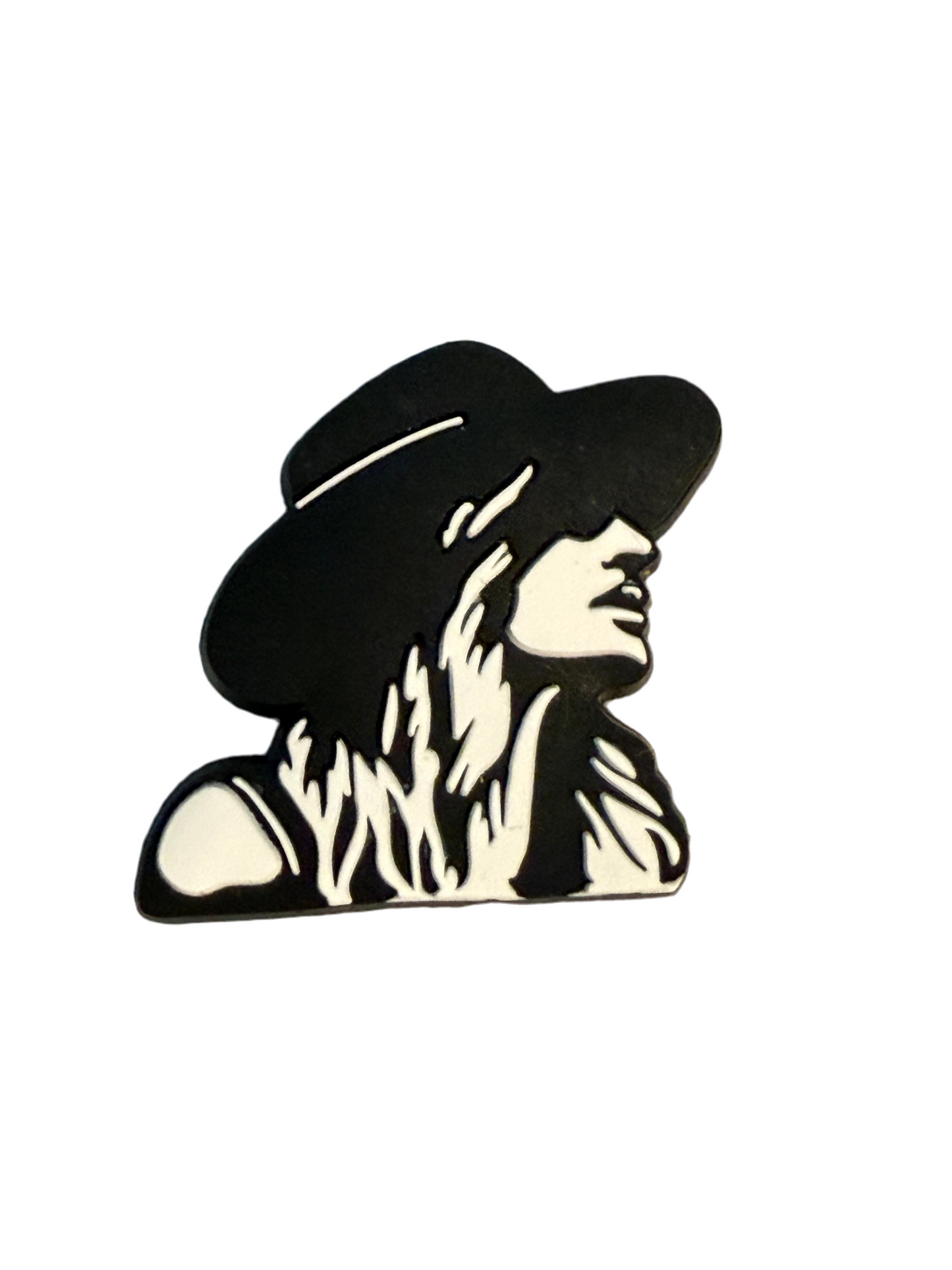 F/C35- (1)PC 1.1" Girl Country Singer W/Cowgirl Hat Focal Bead for DIY Keychains, Wristlets, Cup Charms, Car Charms ETC
