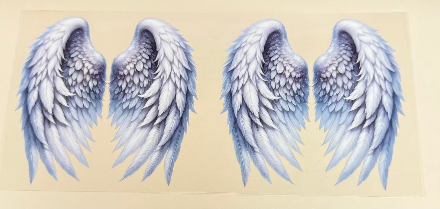 C414- (1PC) ANGEL WINGS 16OZ UV DTF Transfer Wrap/Sticker for Cup/Tumbler