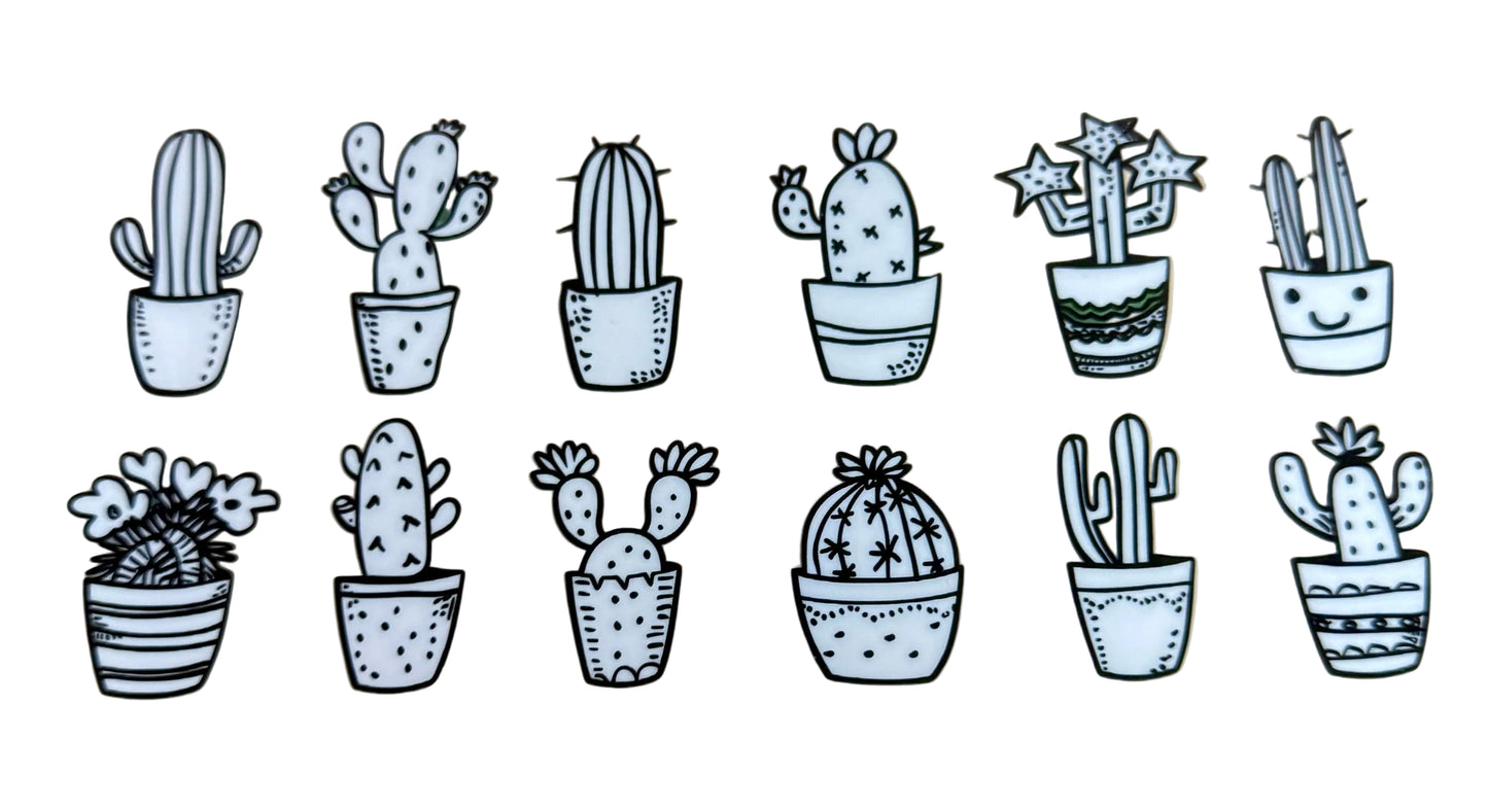C349- (1PC) CACTUS 16OZ UV DTF Transfer Wrap/Sticker for Cup/Tumbler