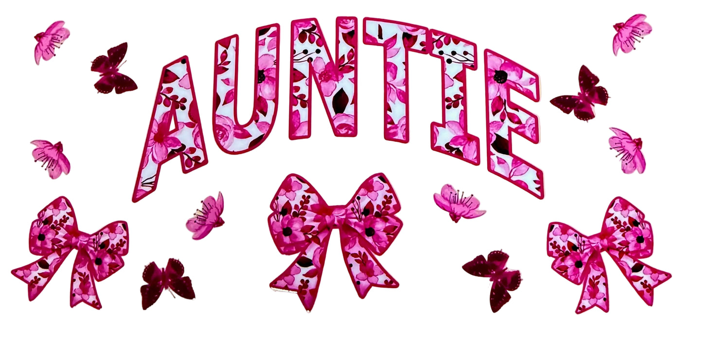 C271- (1PC) AUNTIE 16OZ UV DTF Transfer Wrap/Sticker for Cup/Tumbler