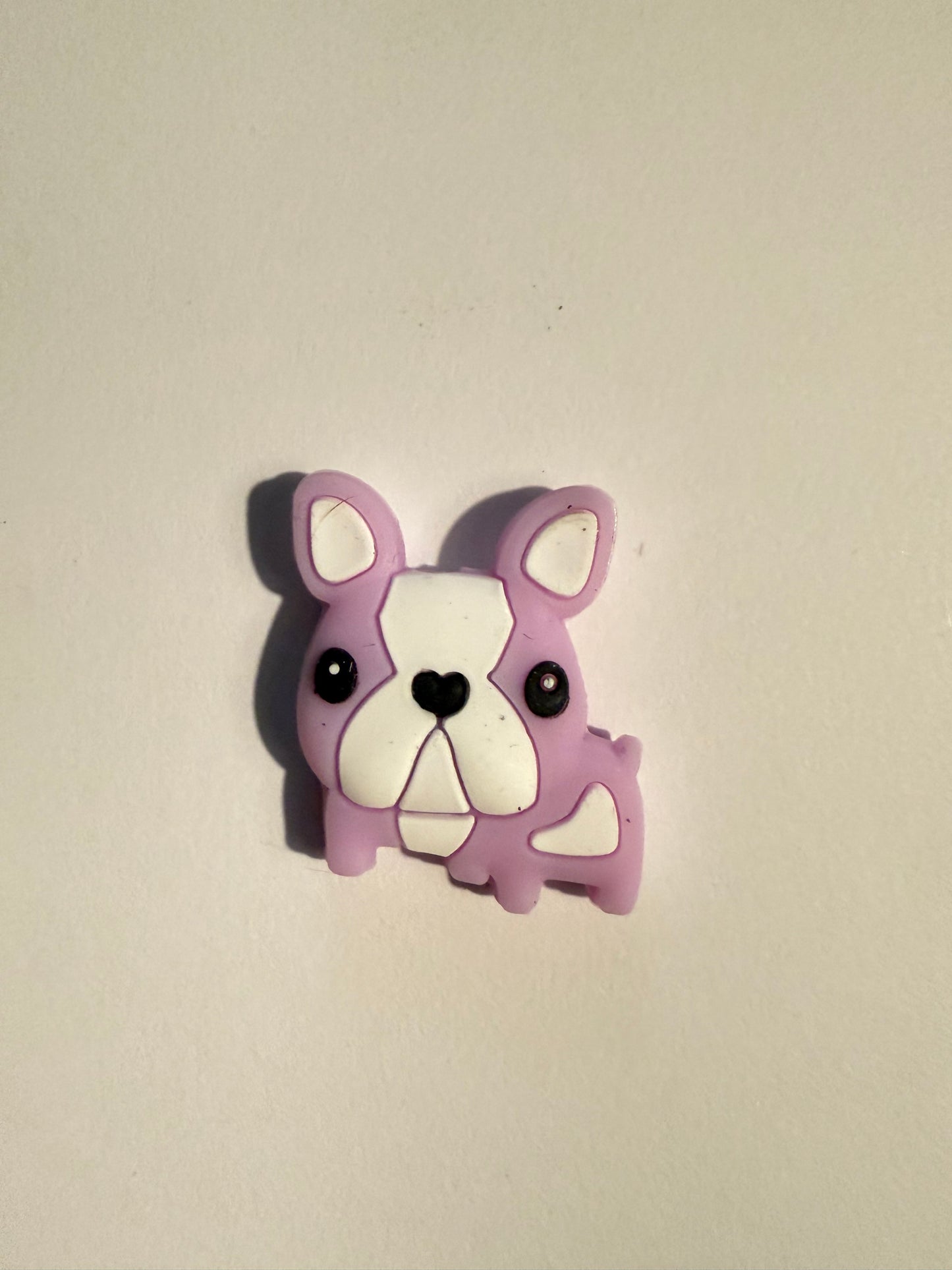 F/A26- (1)PC 1" Choose your color- Cute Bull Dog Focal Bead for DIY Keychains, Wristlets, Cup Charms, Car Charms ETC