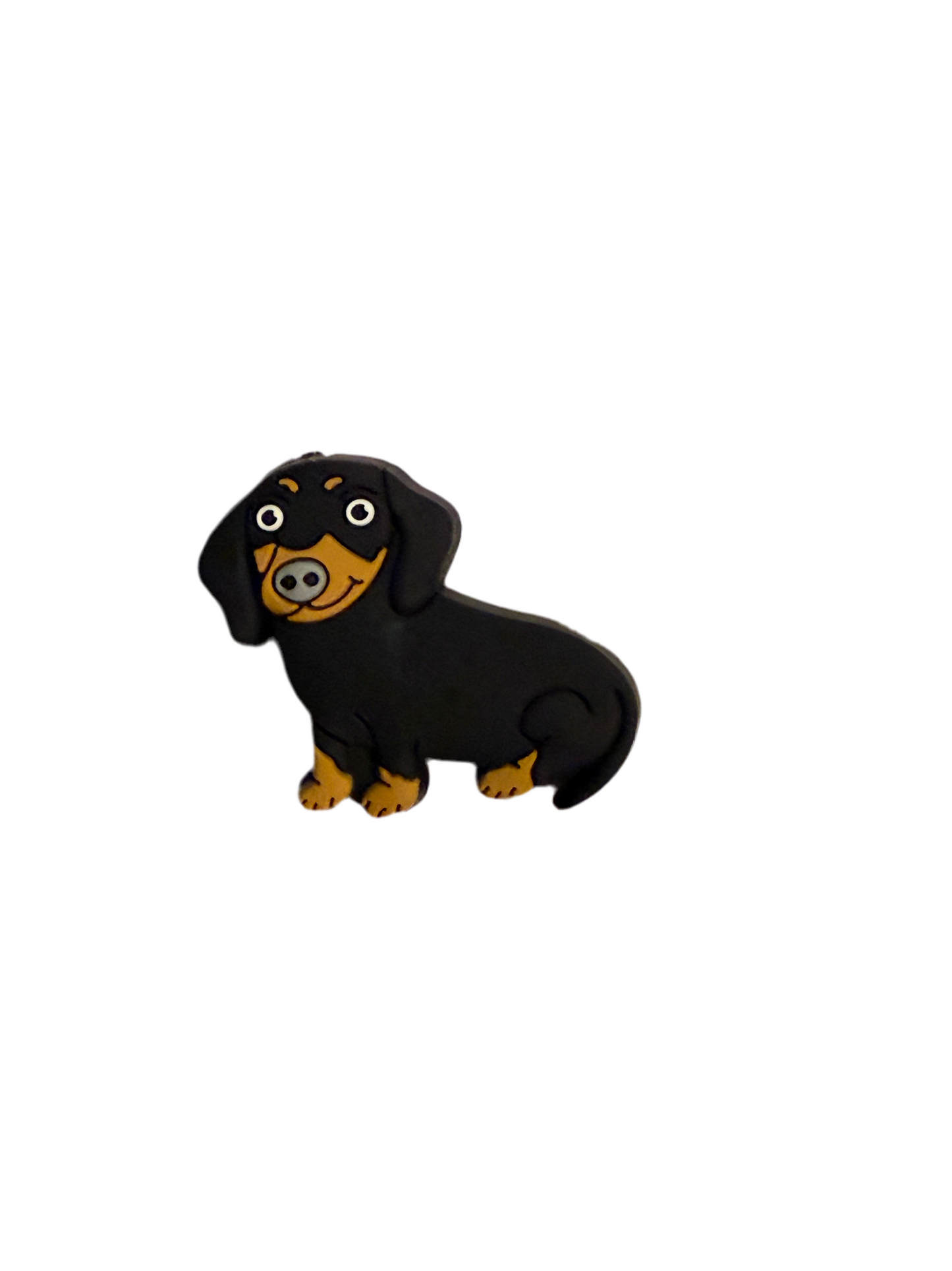 F/A16- (1)PC 1.3" Dach-Doxie Dog Focal Bead for DIY Keychains, Wristlets, Cup Charms, Car Charms ETC