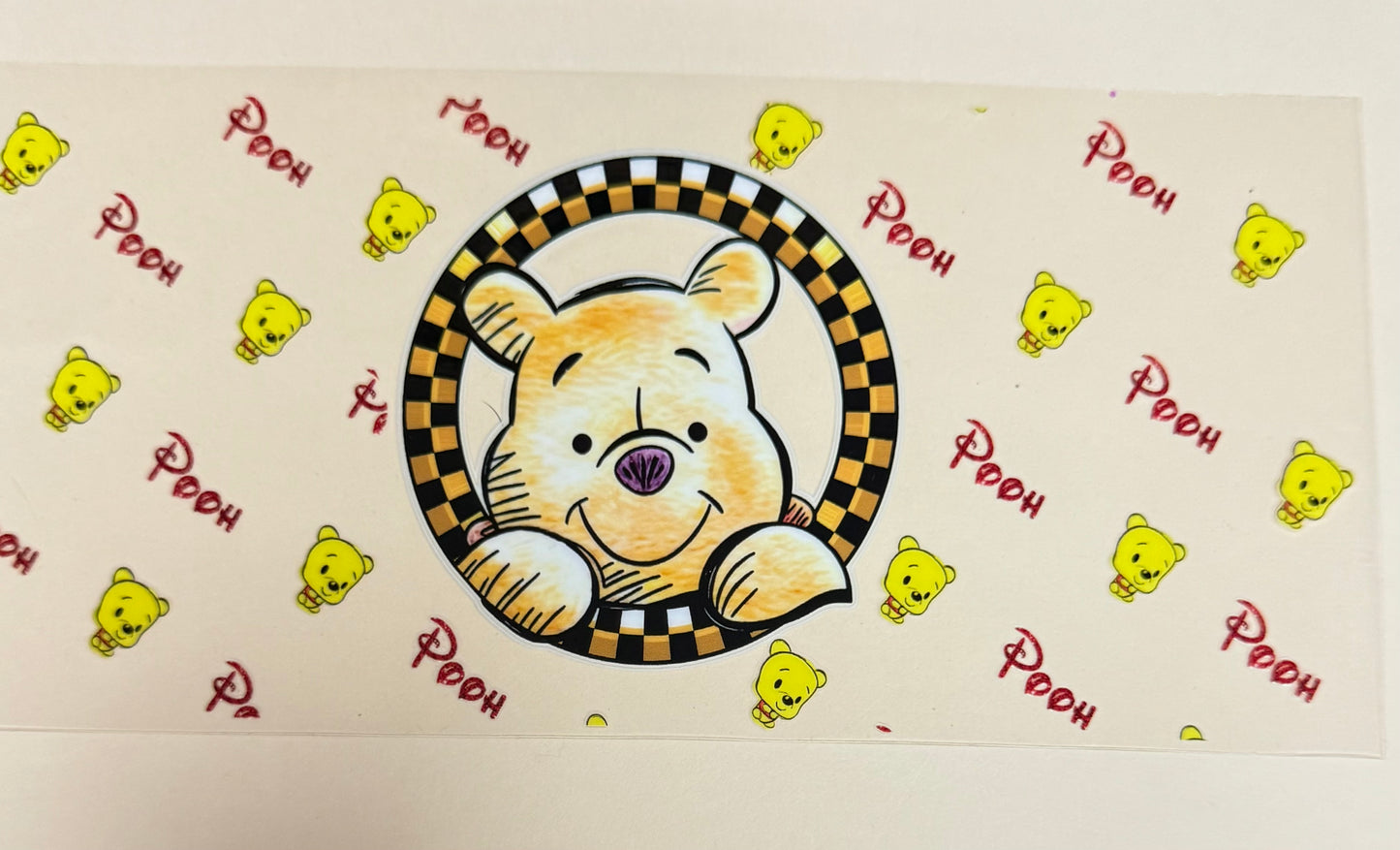 C501- (1PC) POOH 16OZ UV DTF Transfer Wrap/Sticker for Cup/Tumbler