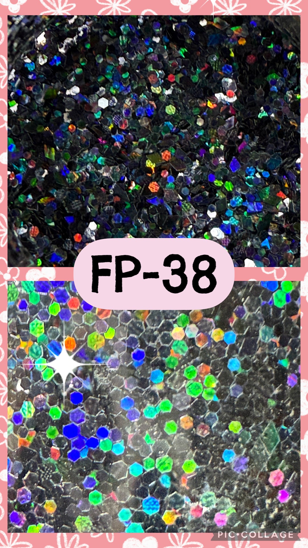 FP1-FP38 GLITTER COLORS