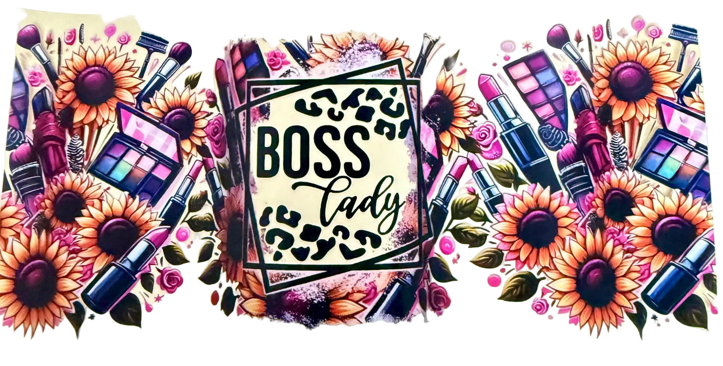 C273- (1PC) BOSS LADY 16OZ UV DTF Transfer Wrap/Sticker for Cup/Tumbler