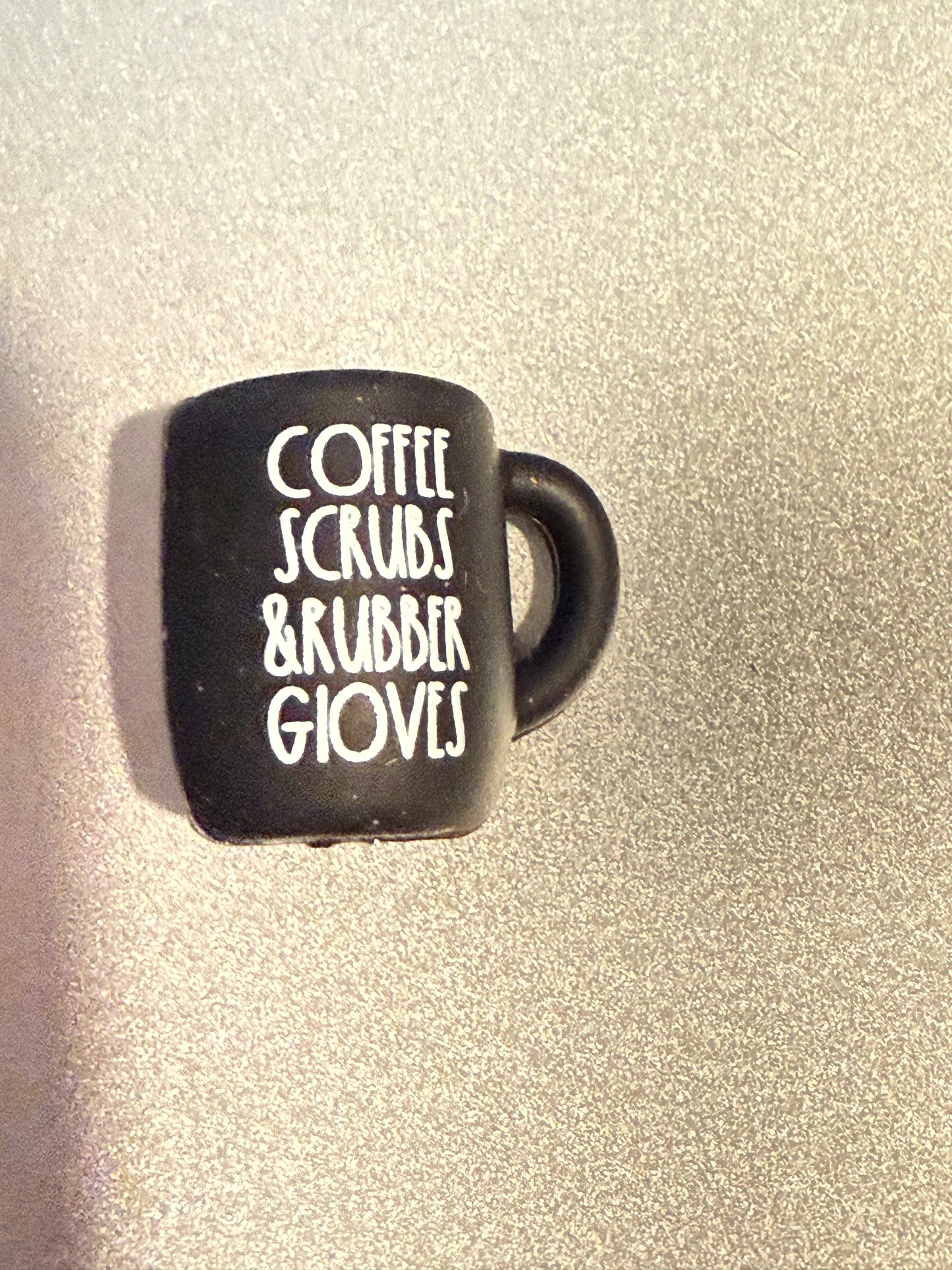 F/COF19 (1)PC 0.80" Choose Your Quote Coffee Mug Focal Bead for DIY Keychains, Wristlets, Cup Charms, Car Charms ETC