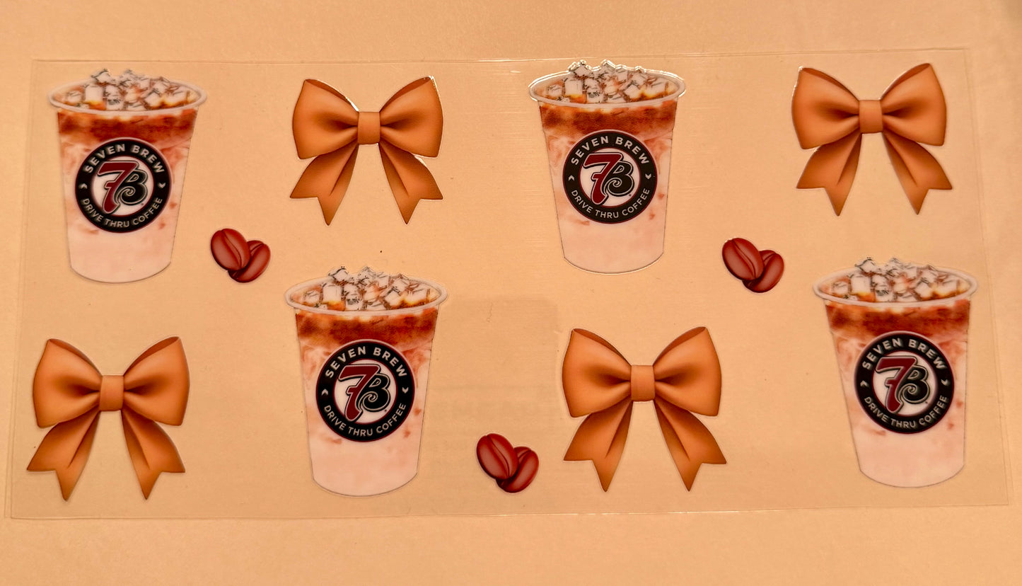 C244- (1PC) 16OZ UV DTF Transfer Wrap/Sticker for Cup/Tumbler