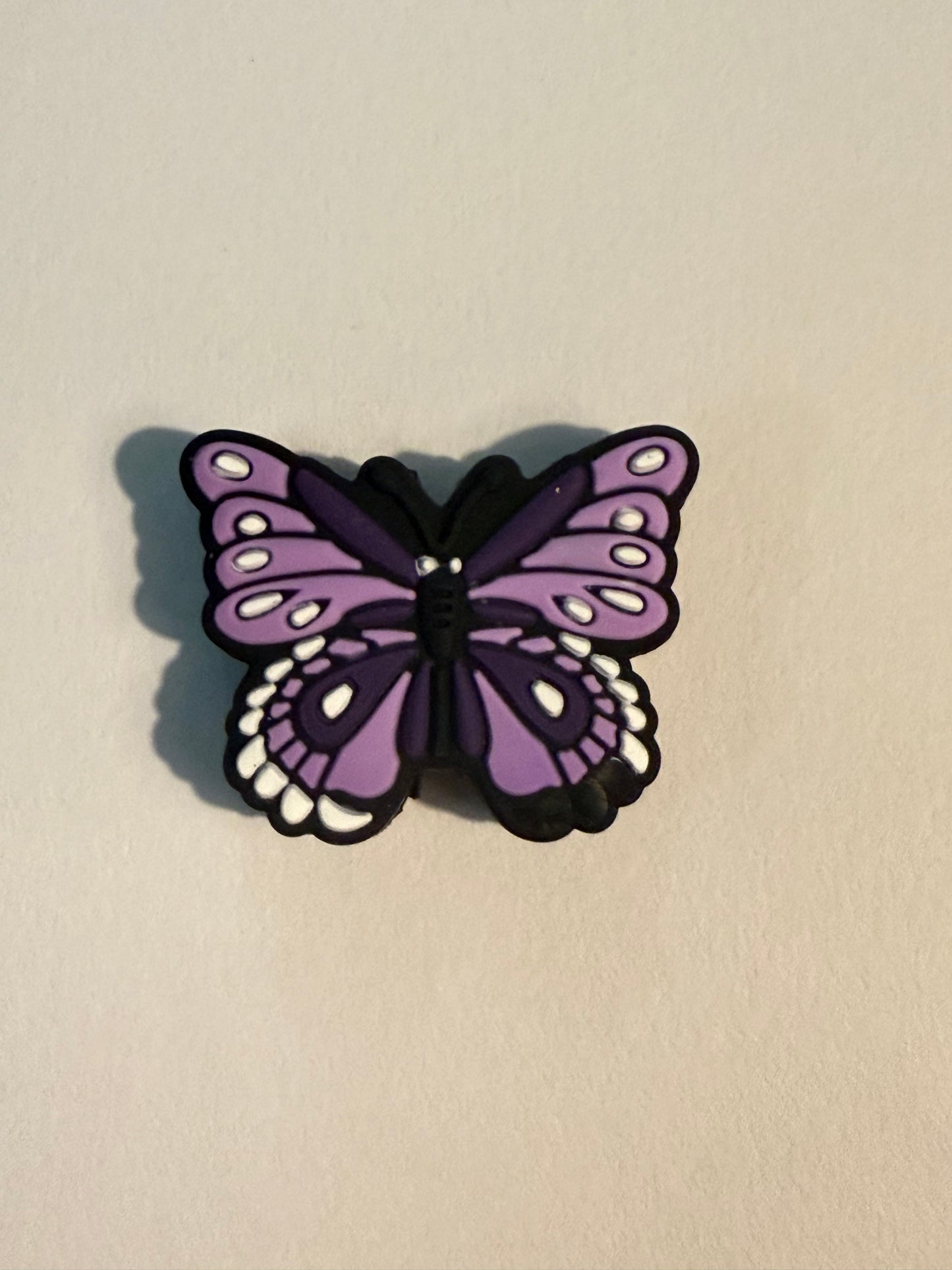 F/A32- (1)PC 1" Choose your color- Butterfly Focal Bead for DIY Keychains, Wristlets, Cup Charms, Car Charms ETC