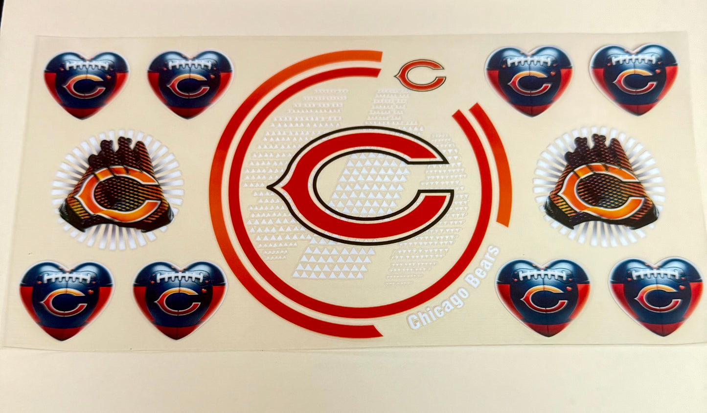 C318- (1PC) CUBS 16OZ UV DTF Transfer Wrap/Sticker for Cup/Tumbler