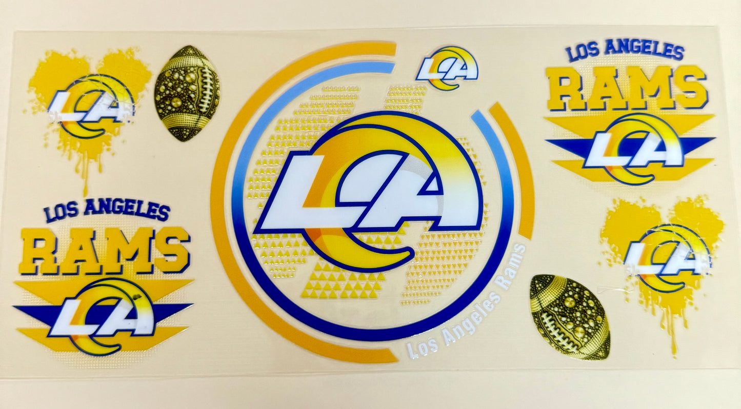 C300- (1PC) DODGERS 16OZ UV DTF Transfer Wrap/Sticker for Cup/Tumbler