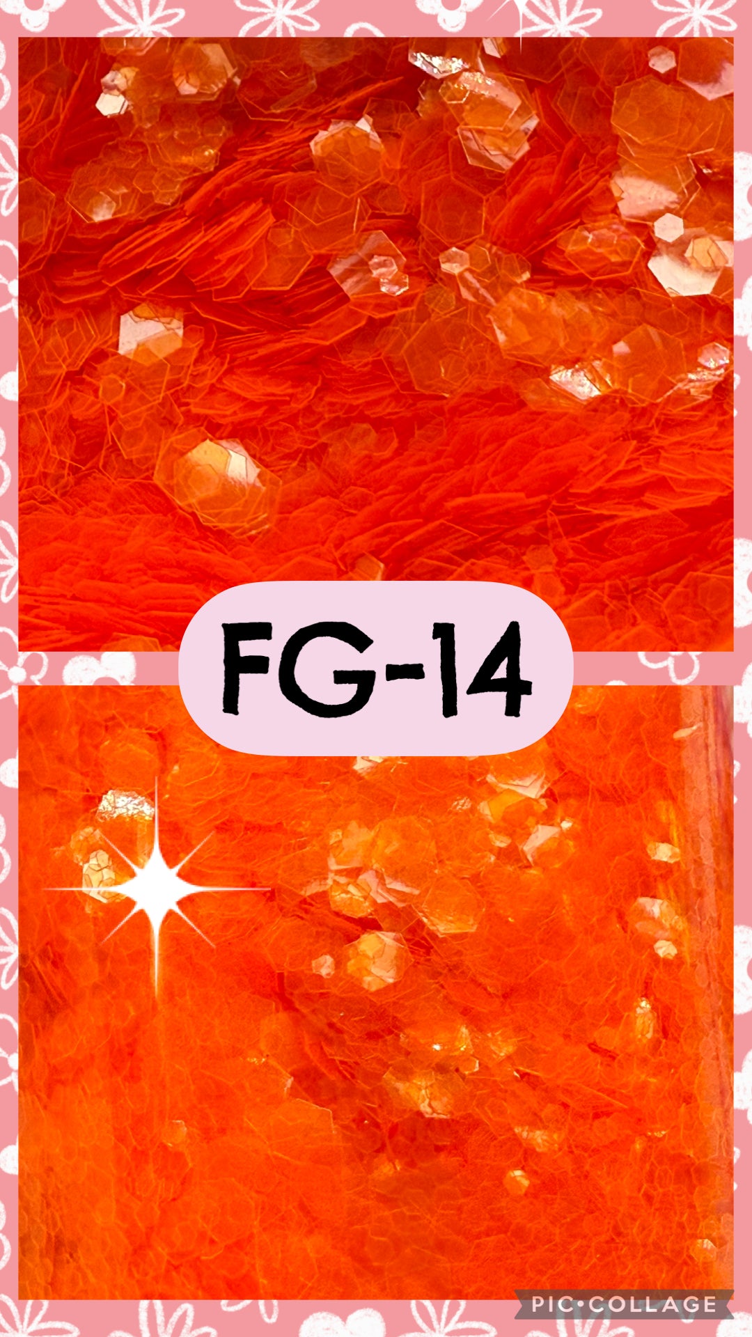 FG2-FG14 GLITTER COLORS