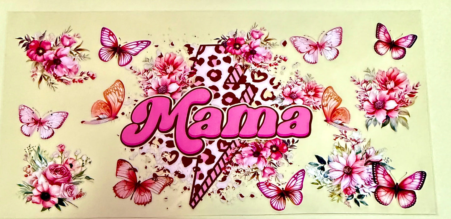 C266- (1PC) MAMA 16OZ UV DTF Transfer Wrap/Sticker for Cup/Tumbler