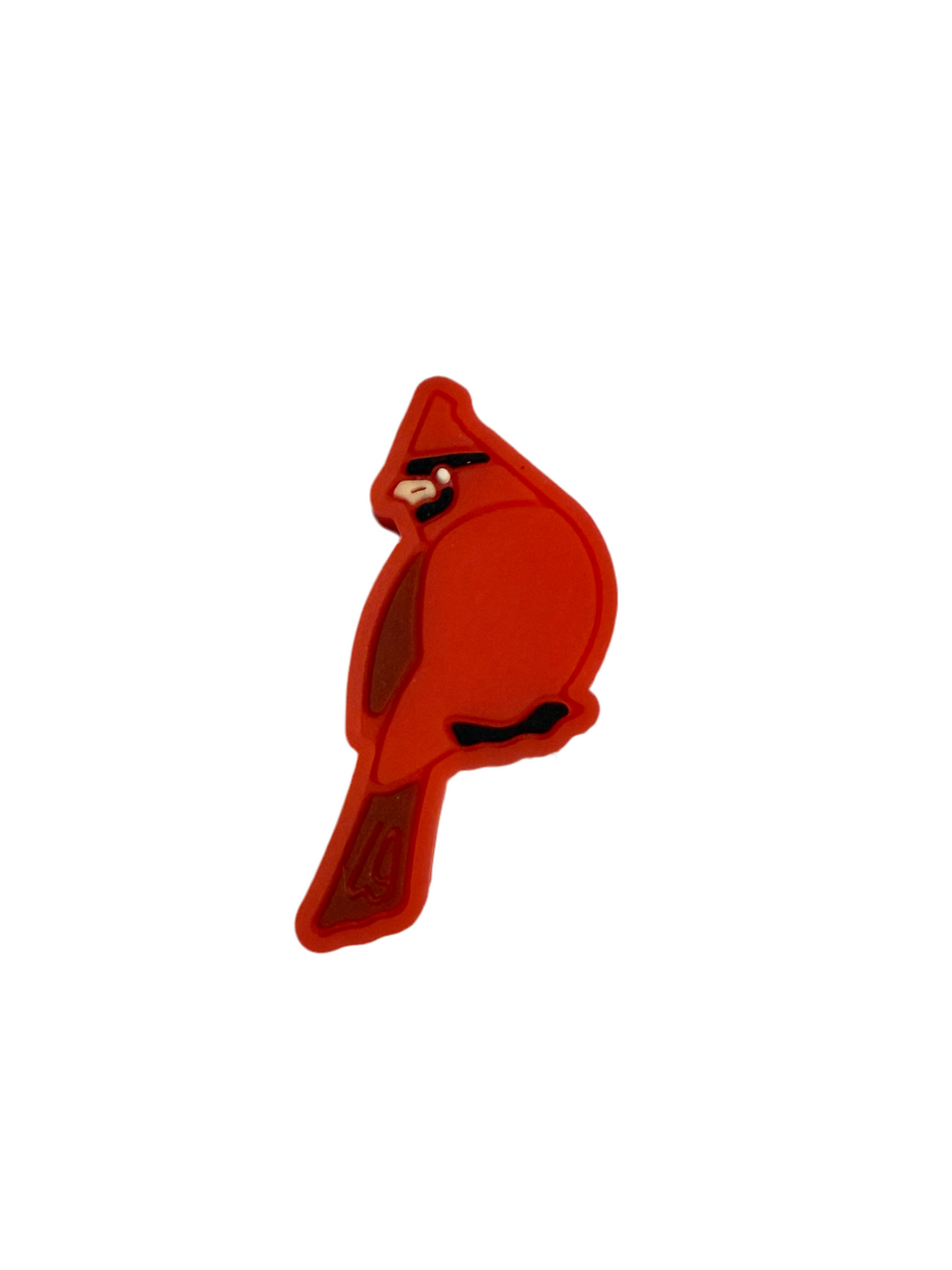 F/A5- (1)PC 1.5" Red Cardinal Bird Focal Bead for DIY Keychains, Wristlets, Cup Charms, Car Charms ETC