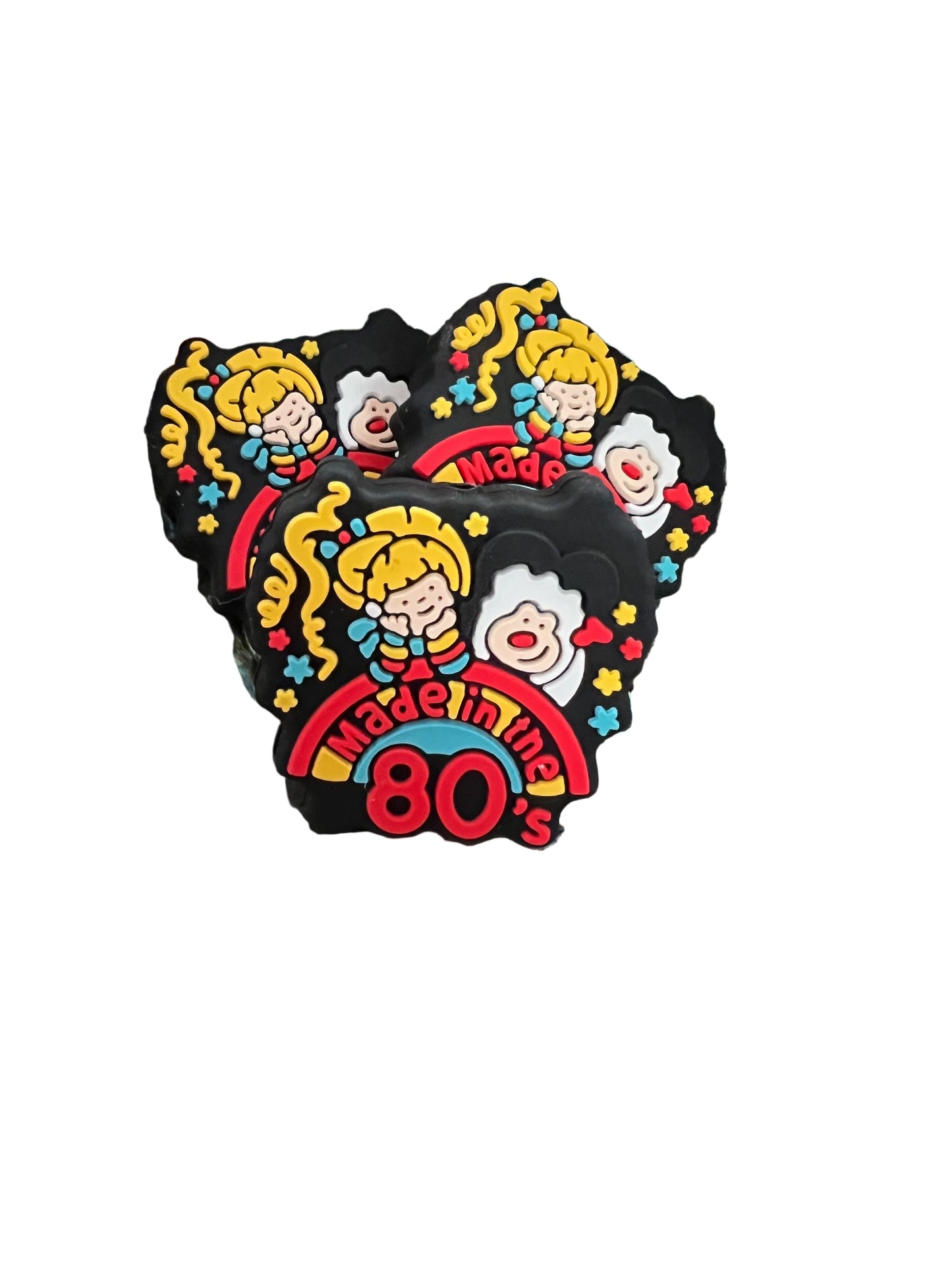 (1)PC- Made in the 80's Rainbow Brite Focal Bead image 0