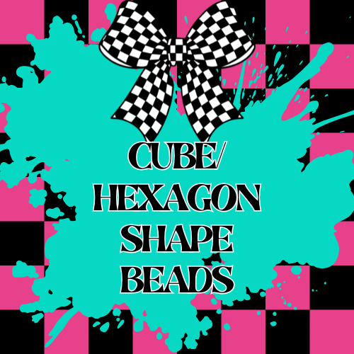 Cube/Hexagon Shape Beads