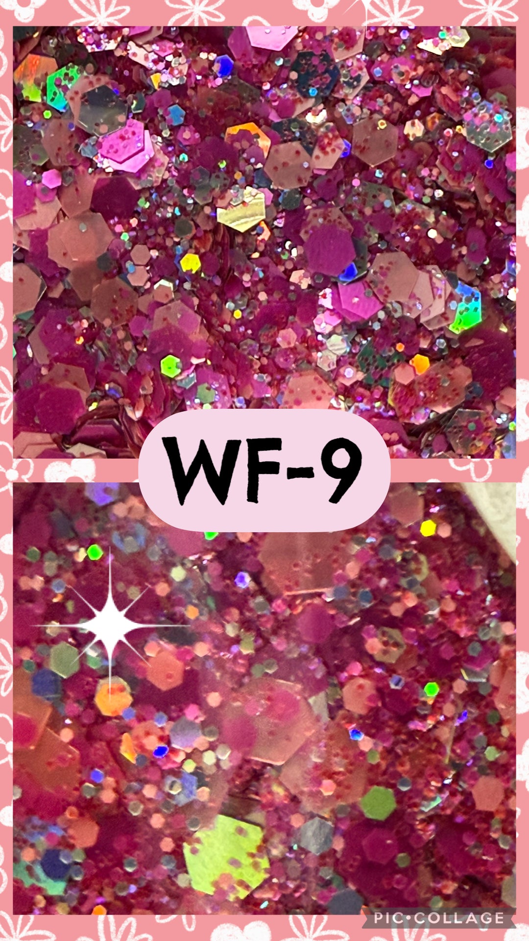 WF1-WF21 GLITTER COLORS