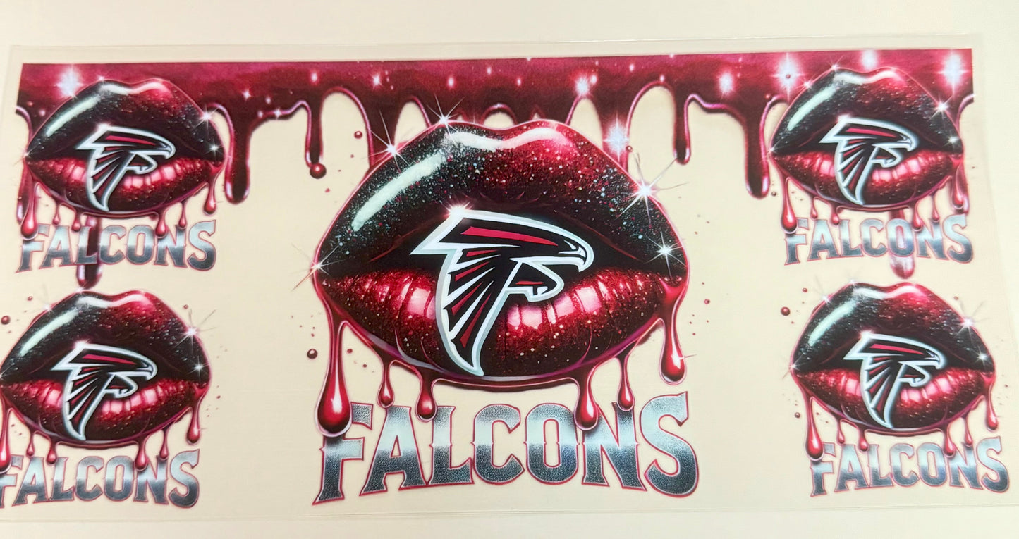 C337- (1PC) FALCONS 16OZ UV DTF Transfer Wrap/Sticker for Cup/Tumbler