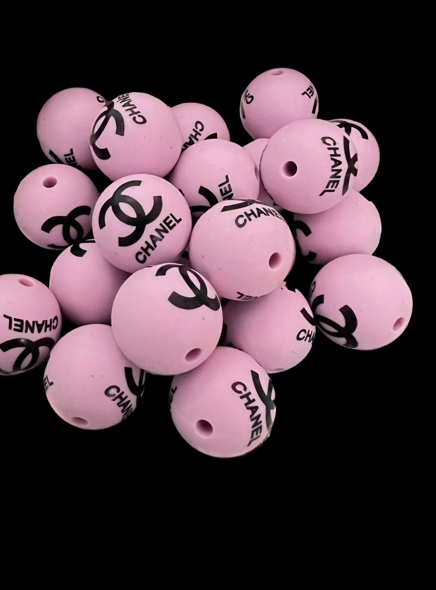 (1)PC- Choose Your Design, Colors, Round Silicone Beads image 7