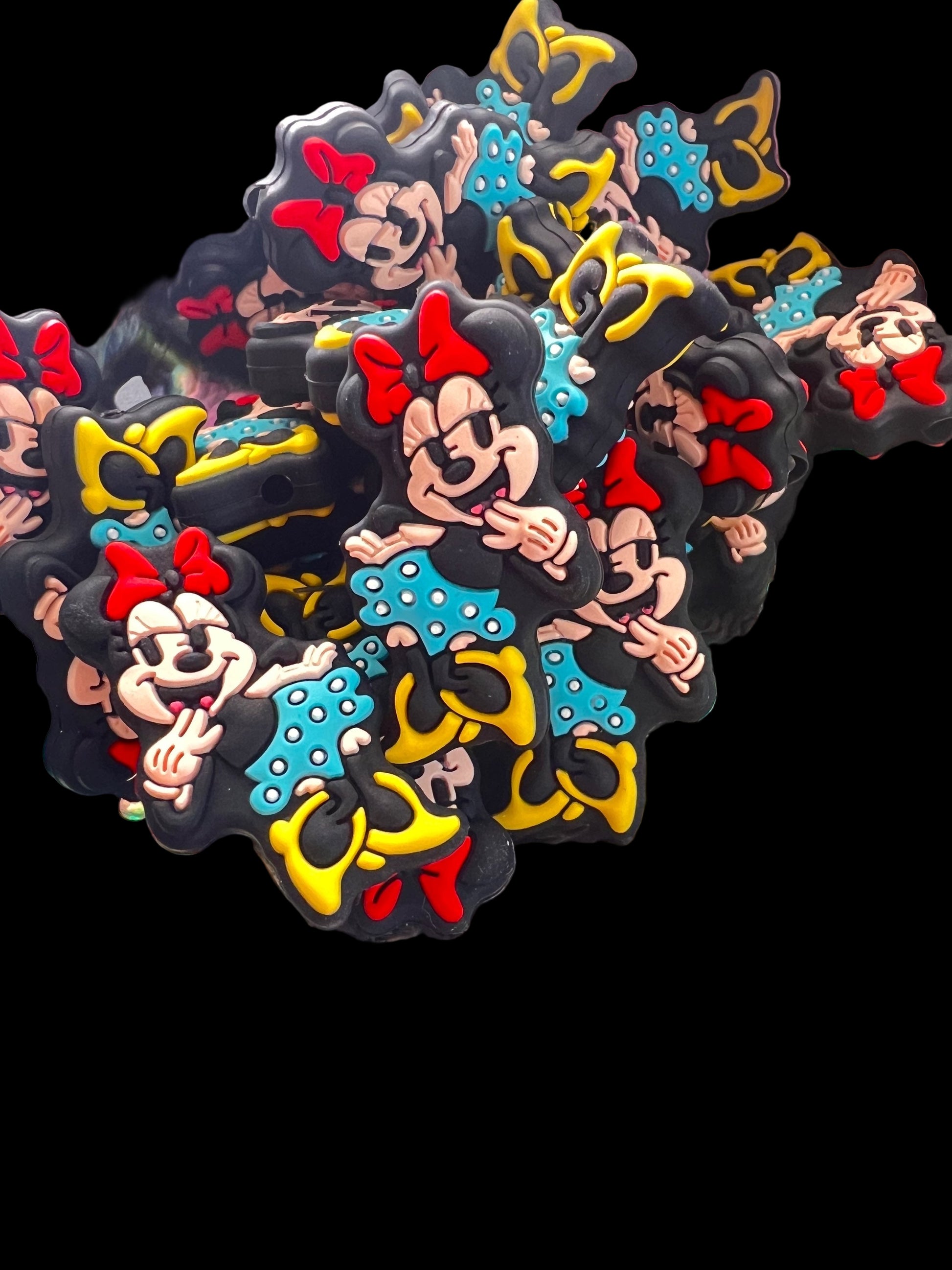 (1)PC- Cute Girl Mouse -Minnie- Focal Bead image 0