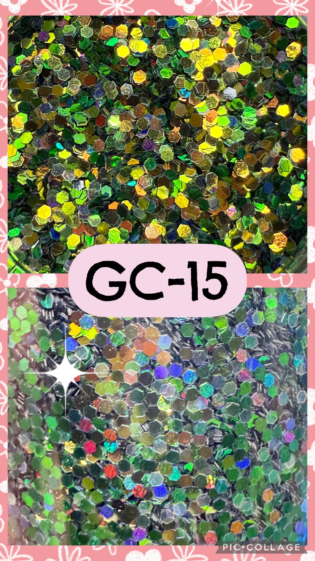 GC3-GC34 GLITTER COLORS
