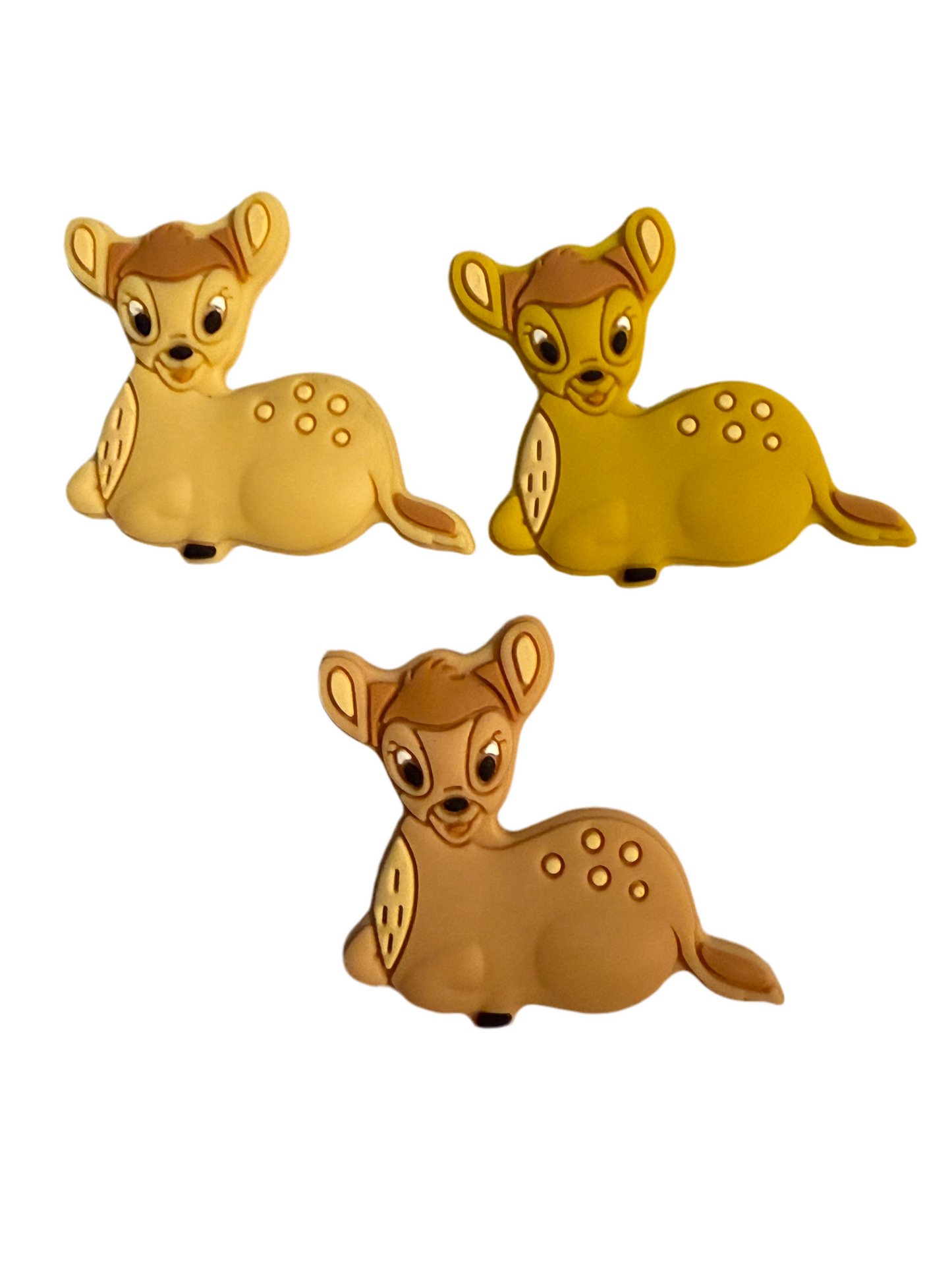 F/A30- (1)PC 1.2" Choose your color- Spotted Deer Focal Bead for DIY Keychains, Wristlets, Cup Charms, Car Charms ETC