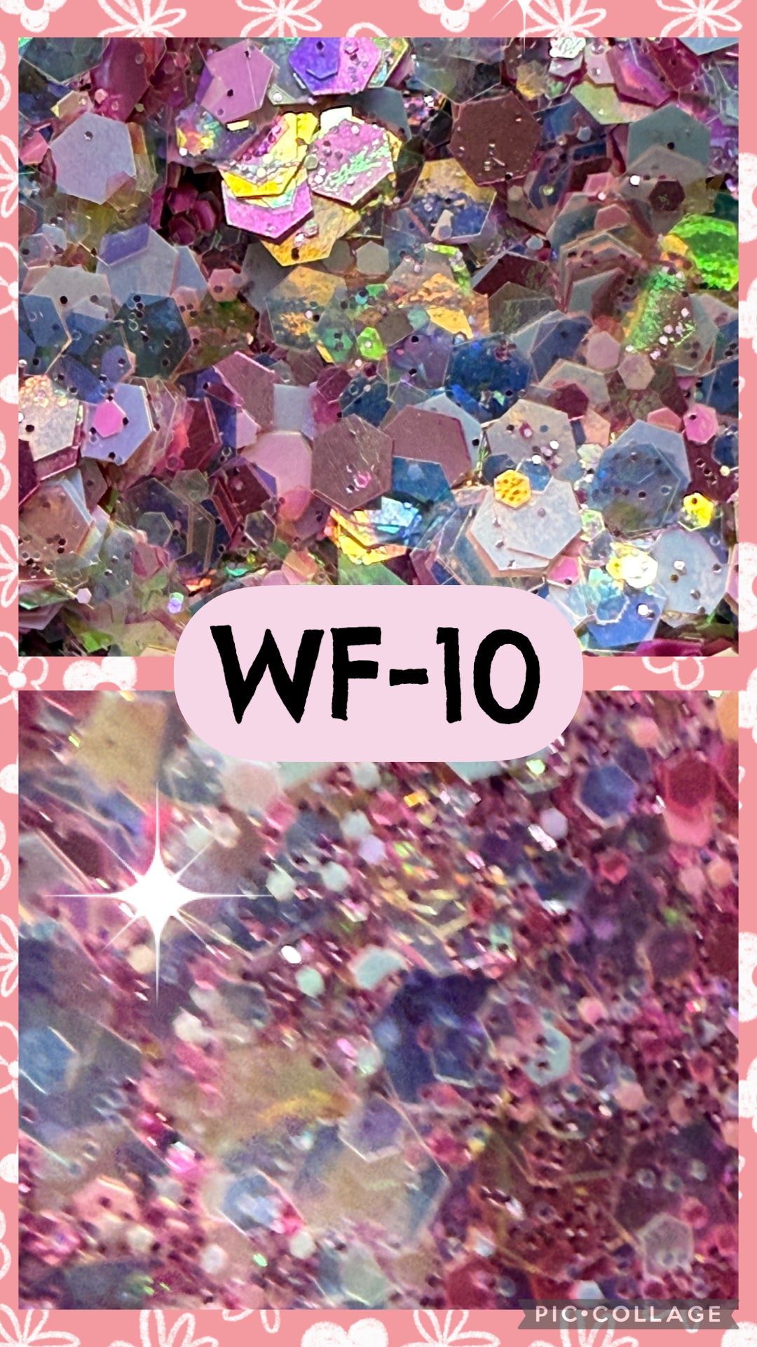 WF1-WF21 GLITTER COLORS