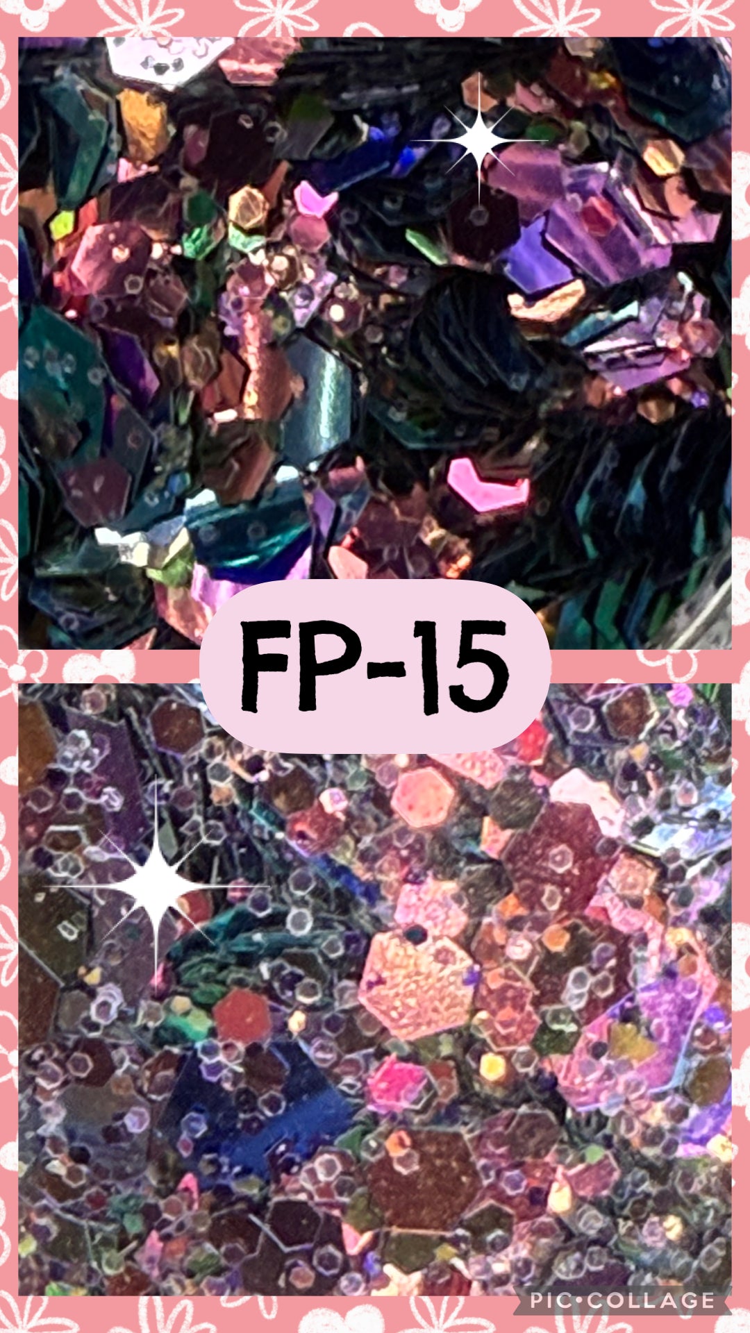 FP1-FP38 GLITTER COLORS