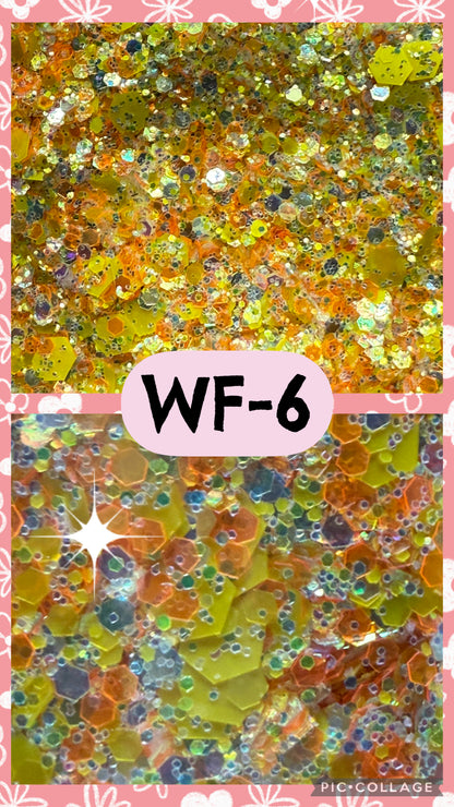 WF1-WF21 GLITTER COLORS