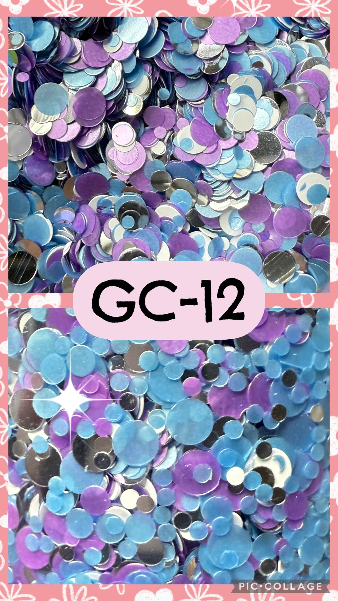 GC3-GC34 GLITTER COLORS