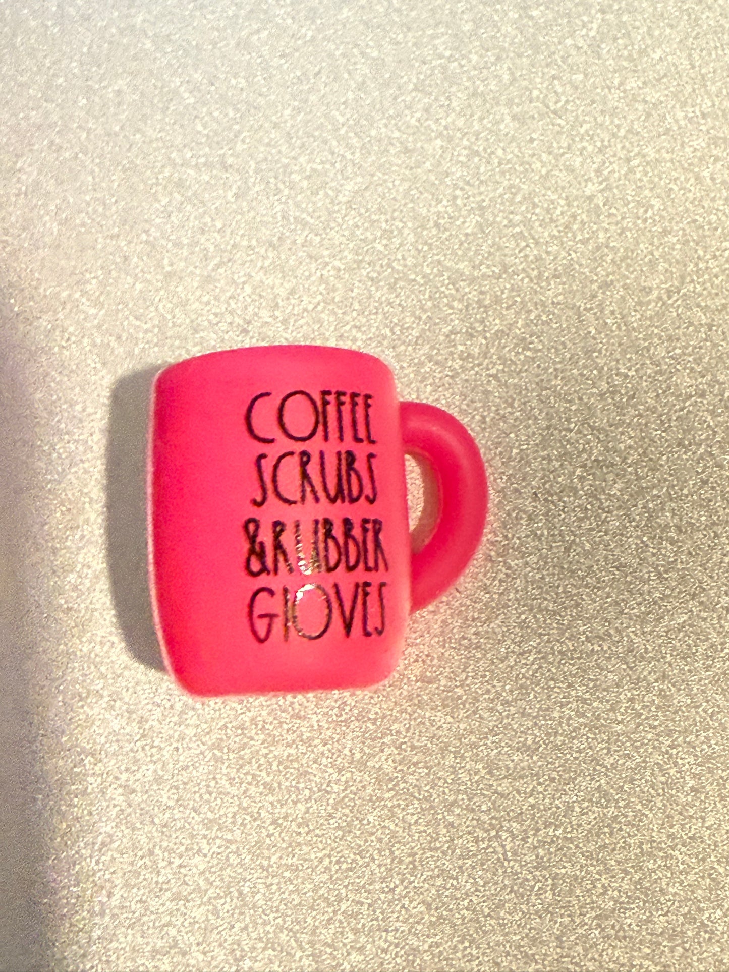 F/COF19 (1)PC 0.80" Choose Your Quote Coffee Mug Focal Bead for DIY Keychains, Wristlets, Cup Charms, Car Charms ETC