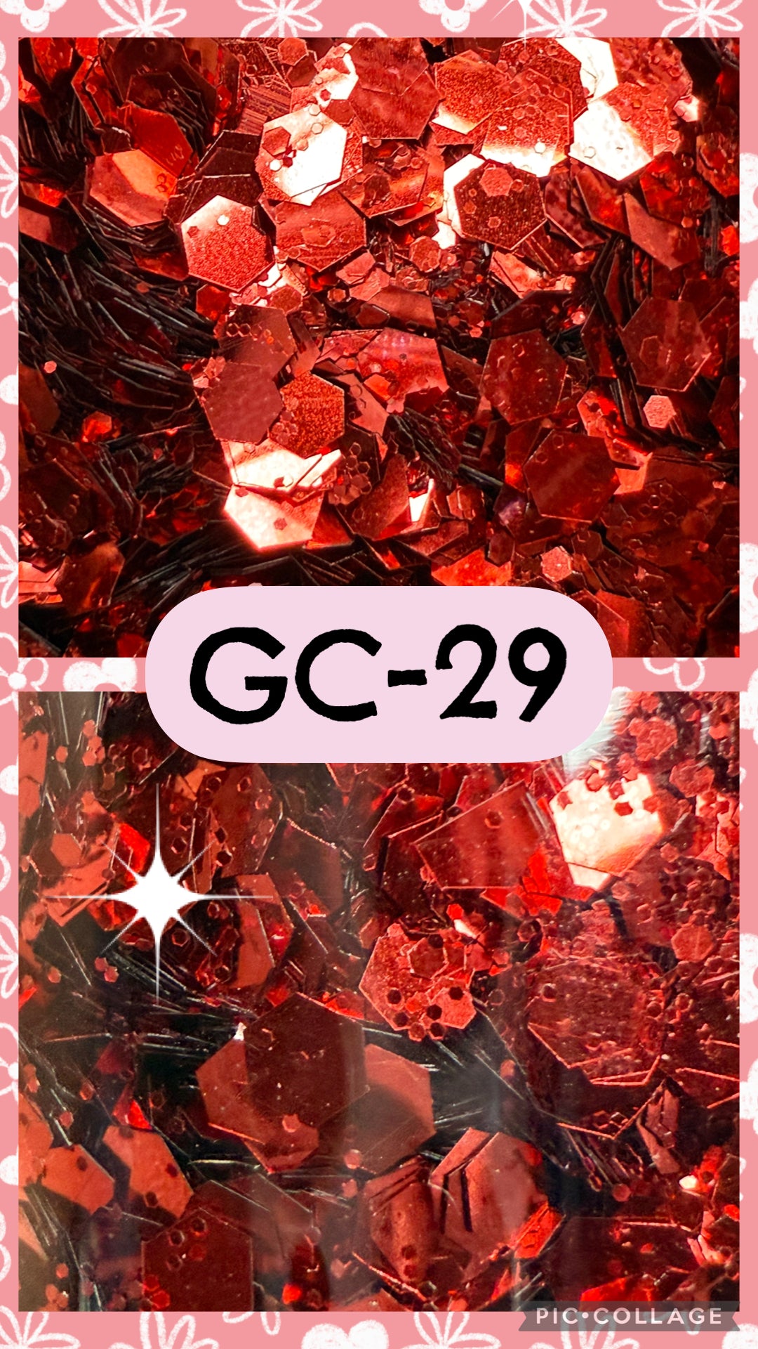 GC3-GC34 GLITTER COLORS