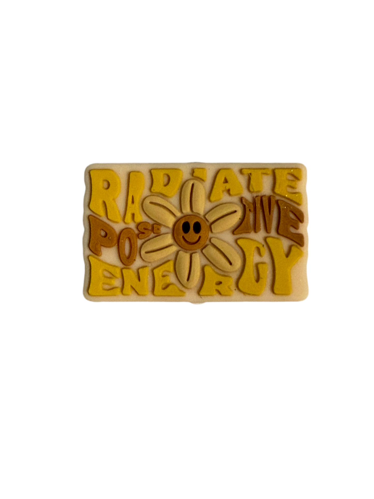 F/Q45 (1)PC 1.2" Radiate Positive Energy W/Flower Focal Bead for DIY Keychains, Wristlets, Cup Charms, Car Charms ETC (Copy)