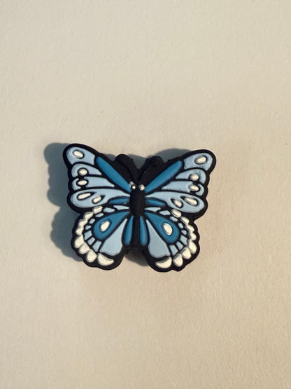 F/A32- (1)PC 1" Choose your color- Butterfly Focal Bead for DIY Keychains, Wristlets, Cup Charms, Car Charms ETC