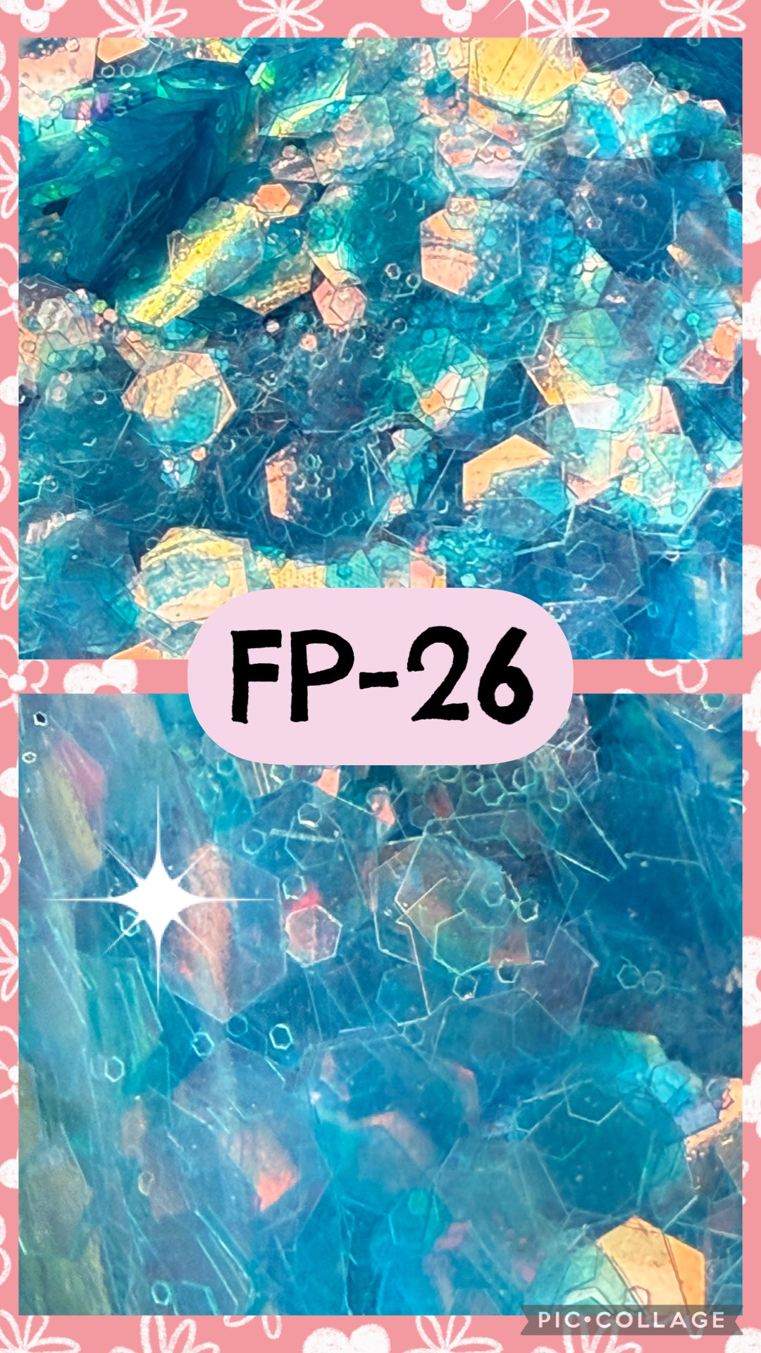 FP1-FP38 GLITTER COLORS