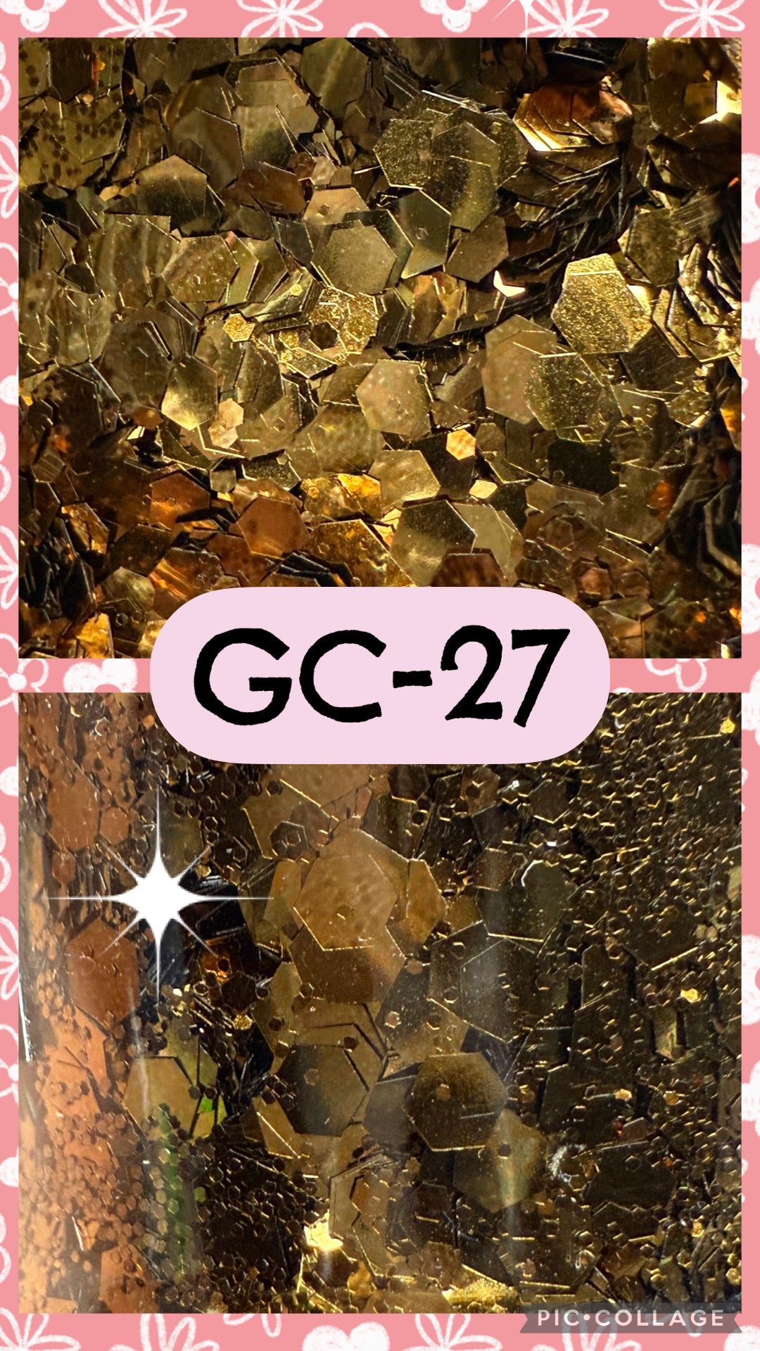 GC3-GC34 GLITTER COLORS