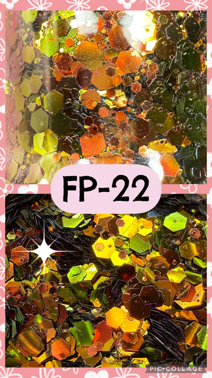 FP1-FP38 GLITTER COLORS