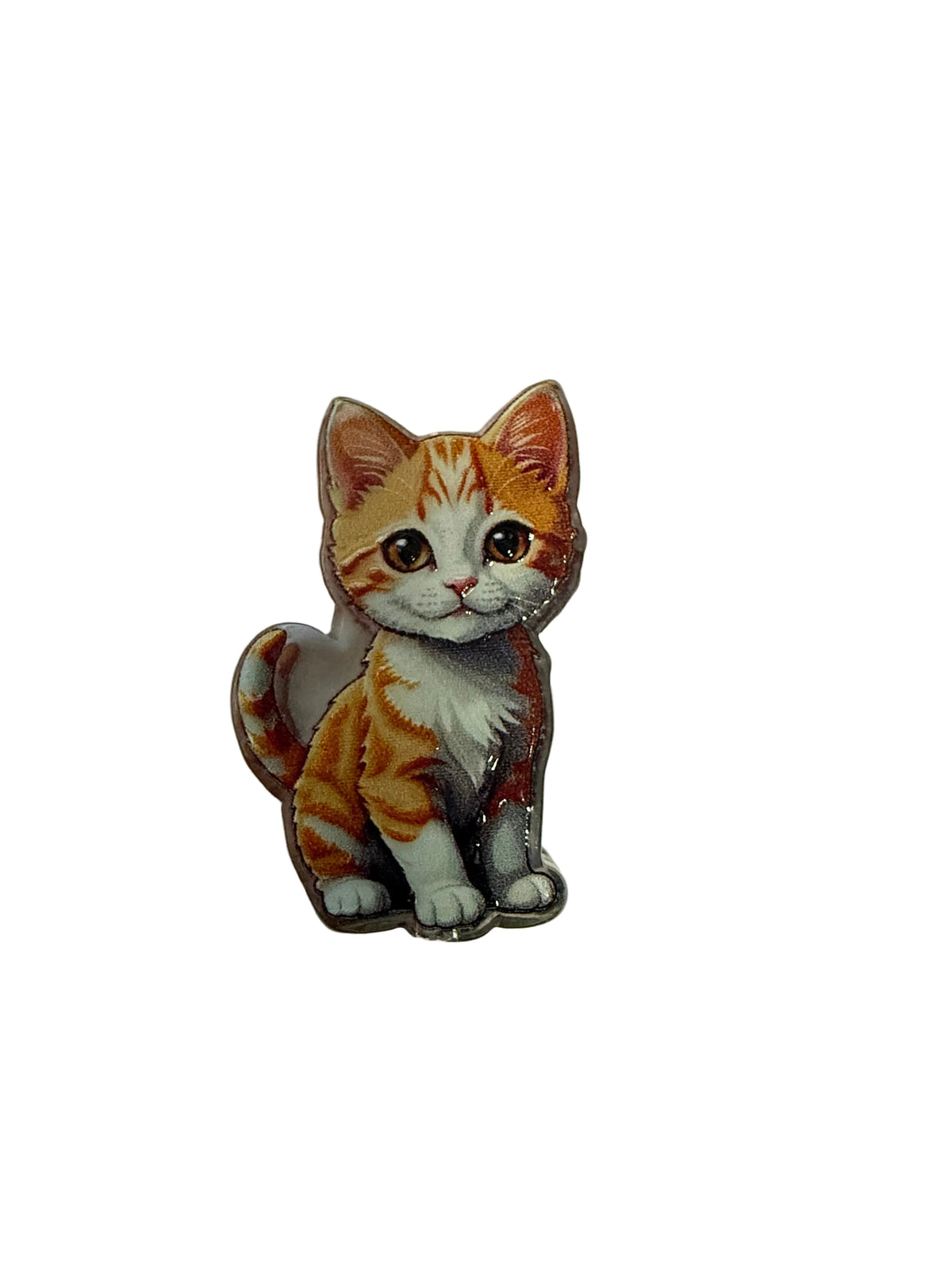 F/ACR78- (1)PC 1" CHOOSE YOUR CAT Acrylic Focal Bead for DIY Pens, Keychains, Wristlets, Cup Charms, Car Charms ETC