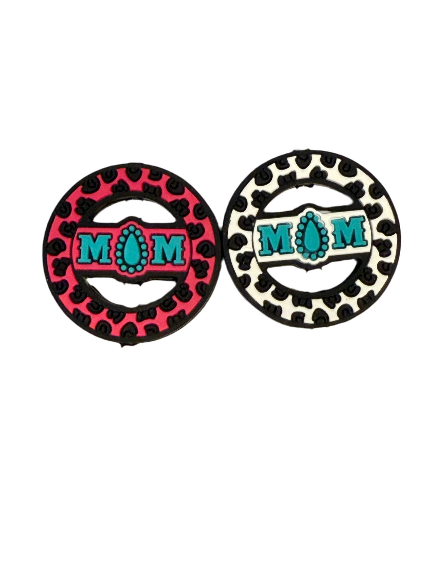 F/M25- (1)PC 1.2"Choose your color- MOM Focal Bead for DIY Keychains, Wristlets, Cup Charms, Car Charms ETC