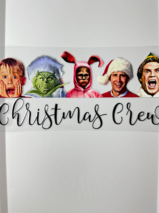 C66- Christmas CREW movie characters 16OZ UV DTF Transfer Wrap/Sticker for Cup/Tumbler