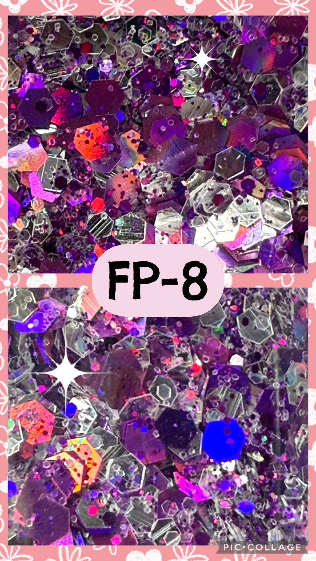 FP1-FP38 GLITTER COLORS