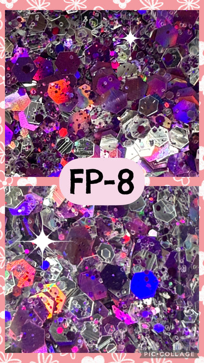 FP1-FP38 GLITTER COLORS