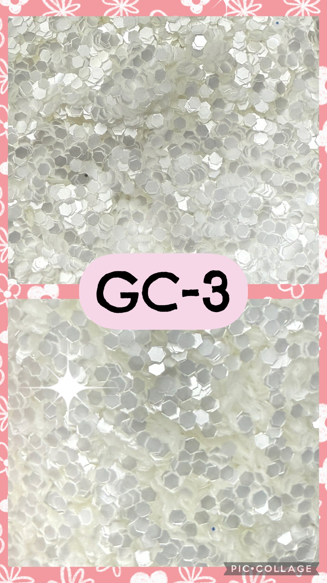 GC3-GC34 GLITTER COLORS