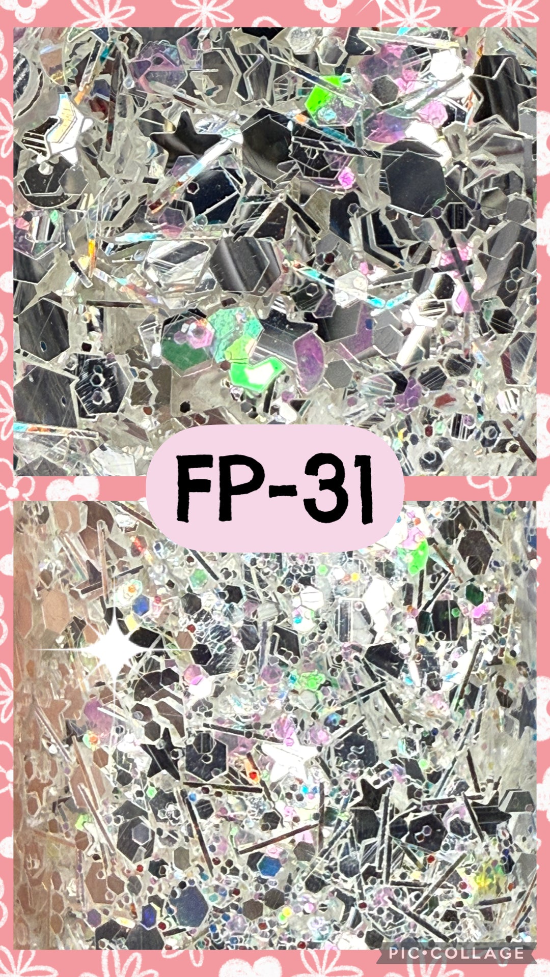 FP1-FP38 GLITTER COLORS