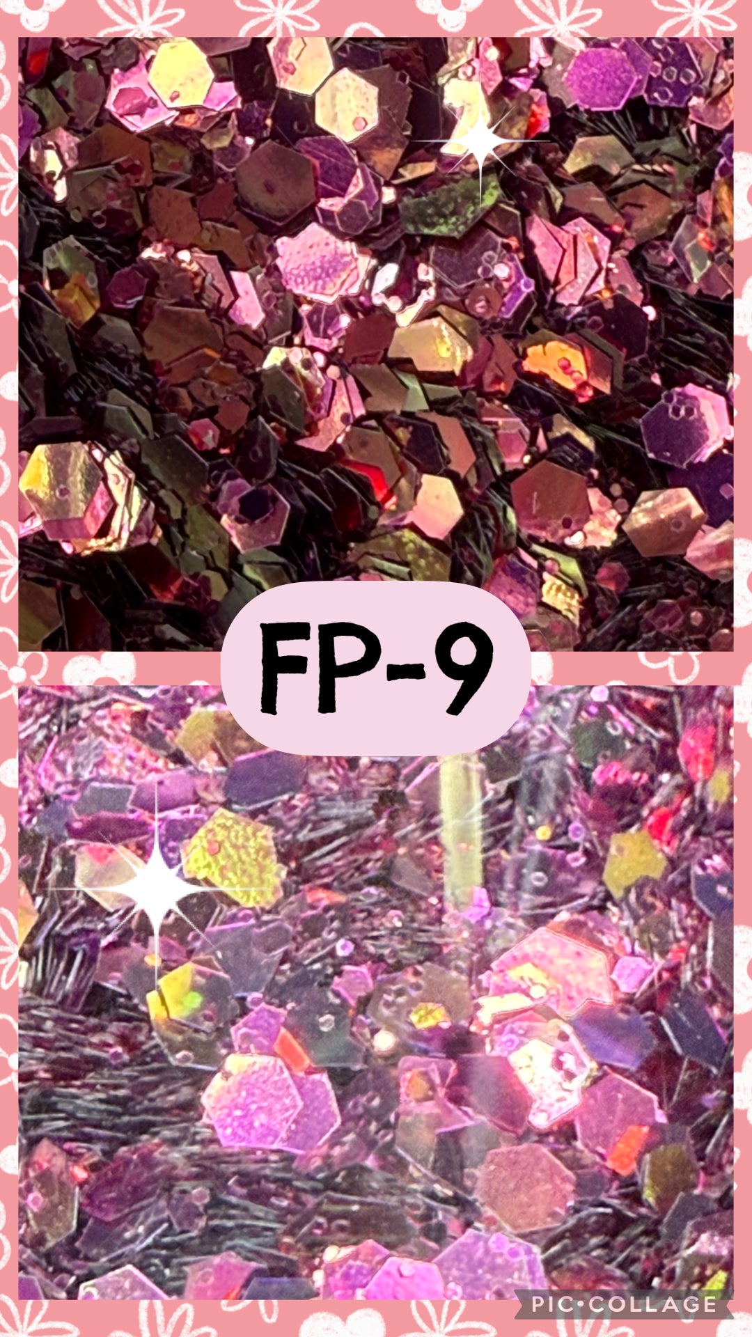 FP1-FP38 GLITTER COLORS