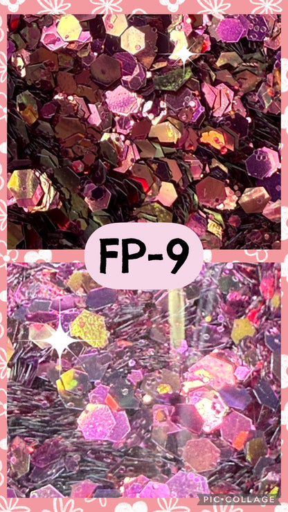 FP1-FP38 GLITTER COLORS