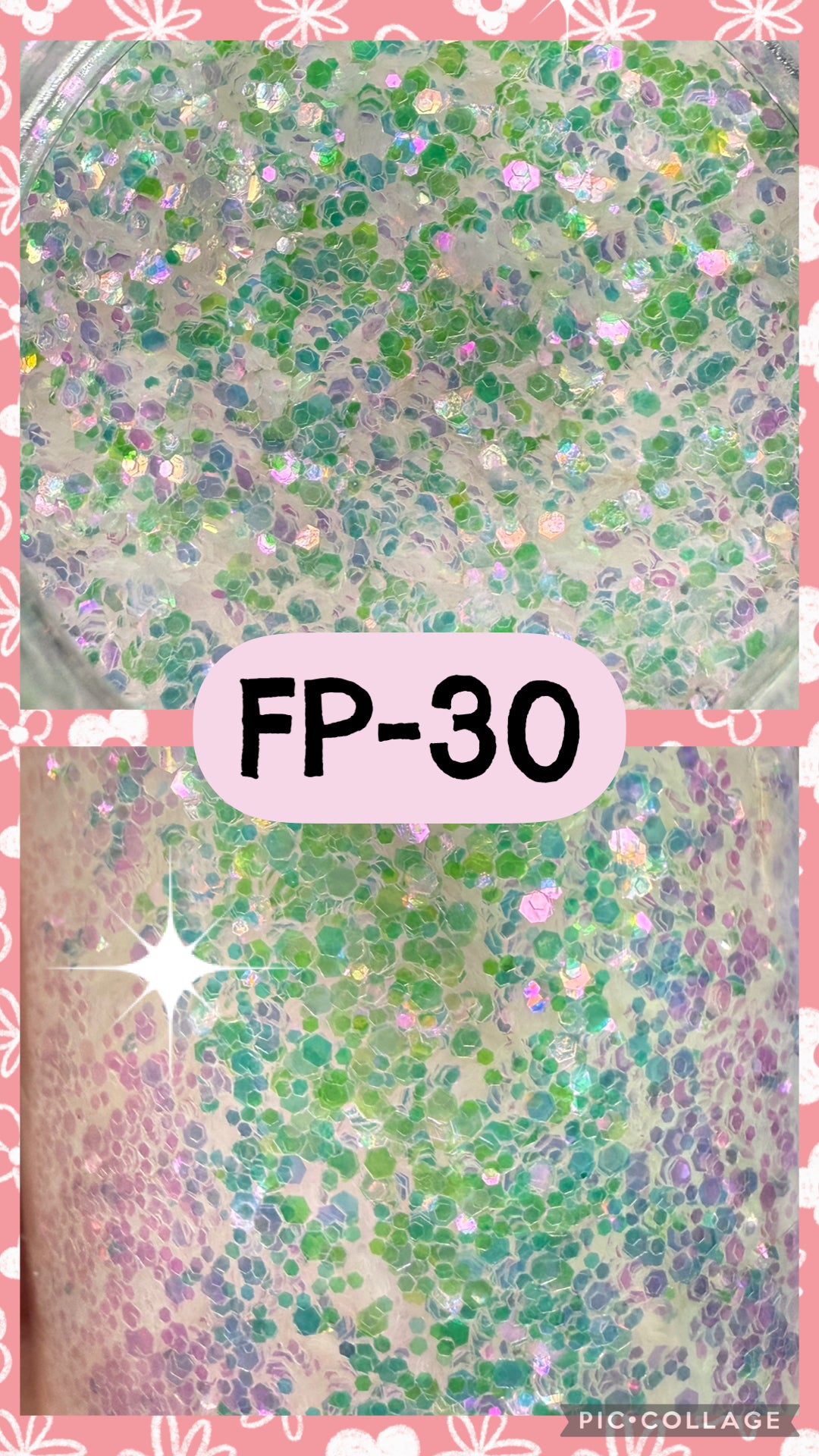 FP1-FP38 GLITTER COLORS