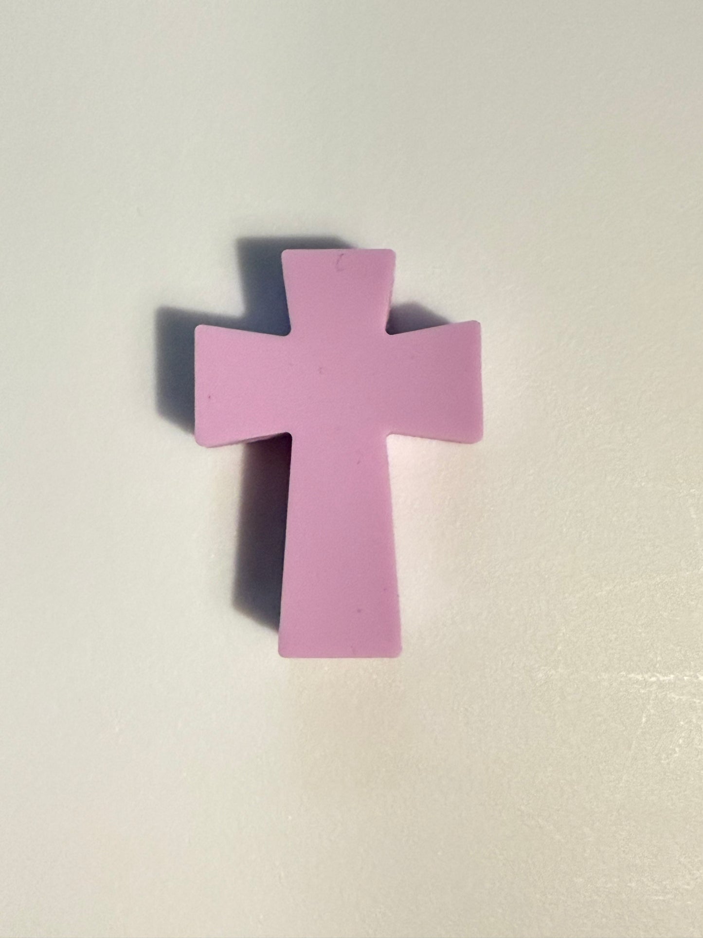 F/R18- (1)PC 1.2" Choose your color- Cross Focal Bead for DIY Keychains, Wristlets, Cup Charms, Car Charms ETC