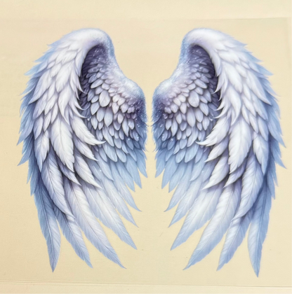 C414- (1PC) ANGEL WINGS 16OZ UV DTF Transfer Wrap/Sticker for Cup/Tumbler